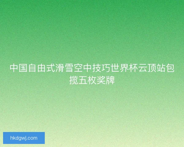 中国自由式滑雪空中技巧世界杯云顶站包揽五枚奖牌